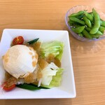 かっぱ寿司 - 豆腐サラダ・枝豆