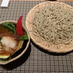 手打ち蕎麦 志庵 - 素揚げ野菜蕎麦