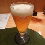 金沢の味 福梅 - 生ビール 小ジョッキ