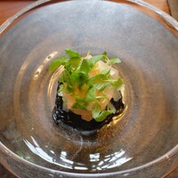 cenci - 新生姜･アオリイカ･イカスミのタヤリン