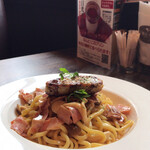 宇都宮スパ屋 - フォアグラパスタ