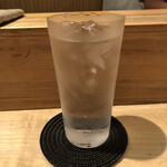 鳥しき - 天草水割り