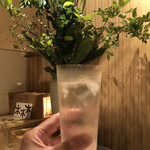 鳥しき - 天草水割り