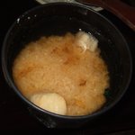 梅屋 黒長兵衛 - 定食のお汁です。