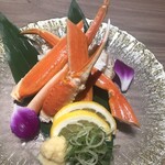 神戸牛と蟹料理 眞 - 本ズワイガニ蟹酢