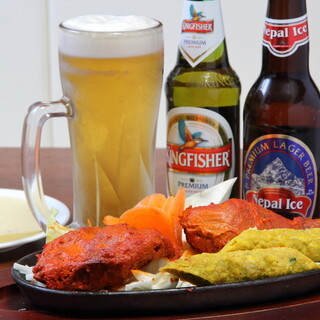 ビールセット インドネパール料理 イショル 大住 インド料理 食べログ ビールセット インドネパール料理 イショル 大住 インド料理 食べログ