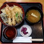 Kappou Wakashin - 天丼(ライス大盛)