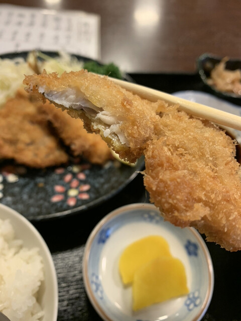 日替わりのフライの定食がサクサクふわふわ最強 By Ko Tz 海鮮酒房 川 かいせんしゅぼう かわ 三国 魚介料理 海鮮料理 食べログ