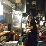 地鶏屋ごくう - 焼き場