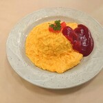 半熟トロトロオムライス トマトケチャップ