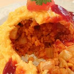 洋食工房 陶花 - チキン、玉ねぎ、マッシュルームなど