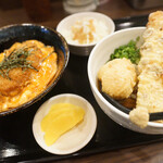 Kasu Udon Fuudo - ちくてんぶっかけかつ丼定食