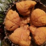 亀喜寿司 - ガゼウニ (殻付ムラサキウニ)