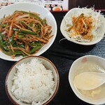 中華料理 祥龍房 - ピーマンと豚肉炒め780円