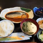 お食事処 肴町 - 鯖味噌定食750円（税込）