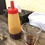 手打ちラーメン 森清 - 麻辣油だしてくれました♡
      