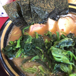 熊田家 - チャーシュー麺+ほうれん草トッピング（UP）