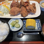 おらんち食堂 - からあげ定食　５個　９８０円