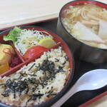Sarashina Bun Ten - ラーメン定食　800円