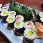 Sushi Tatsu - 新香巻、梅巻、納豆巻　660円