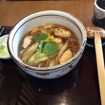 手打ちそば 毘沙門 - かしわ蕎麦