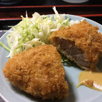 肴亭杉家 - ヒレカツは2切れ