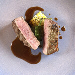 ＢＩＳＴＲＯ Ｂｏｎｎｅ－ｃｈｅｒｅ - アンガスサーロインロースト･赤ワイン生姜ソース