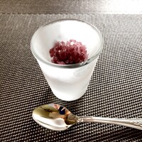 ＢＩＳＴＲＯ Ｂｏｎｎｅ－ｃｈｅｒｅ - グラニテ  赤ワインとカシスのシャーベット