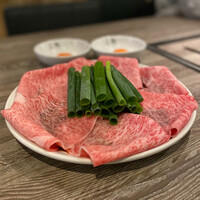 焼肉&手打ち冷麺 二郎 KANAYAMA - 和牛サーロイン 焼きすき