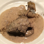 ワインレストラン ドミナス - 鴨モモ肉とアーティチョークのフリカッセ