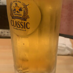 やきとり ぐるめ小僧 - ビール２杯目