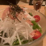 やきとり ぐるめ小僧 - 大根サラダ