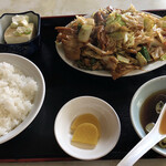 ちんめん - ホイコーロー定食　850円