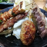 備長炭火焼とり悠 - 焼き鳥盛り合わせ