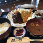 魚・お肉のおいしい居酒屋 磯次郎 - 海老味噌串カツ