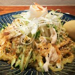 灼味噌らーめん 八堂八 - 冷やし味噌(限定10食) 900円、味玉 100円