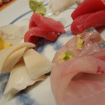 すし処浜谷 - 中トロ、あじ、タコの頭や・・・