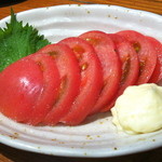 Suiyoubi - 冷やしトマトです。　健康を考えて注文しました。
