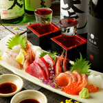 Assorted sashimi 5 types