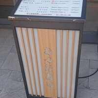 おつな寿司 - 外の看板