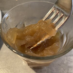 ブラッスリー・バーゼル - 熱々のオニオンスープ、ちょっと甘めの味付け