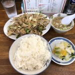 会飯よこ多 - 野菜炒め定食700円税込