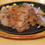 ジョイフル - 肩ロース生姜焼きグリル。