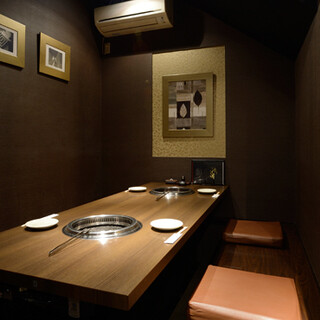 The private room is a space where you can enjoy your meal without worrying about other customers.