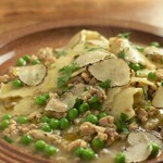 "Crestaiata" rabbit white ragu and truffles