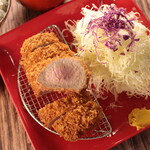 とんかつ檍のカレー屋 いっぺこっぺ - 特上棒ヒレカツ定食