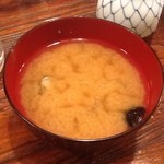 肴家 まこと - しじみの味噌汁