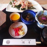 湖月 - 鯉のあらい定食