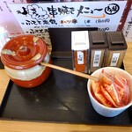 帯広豚丼 太助 - 卓上