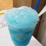 ブルーシールアイスクリーム - ブルーライチクリームソーダ。